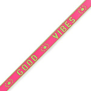 Armbandje- good times neon roze