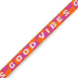 Armbandje- good vibes paars