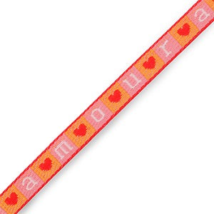 Armbandje- amour roze