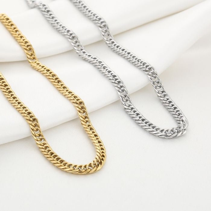 ketting- dikke chain goudkleurig