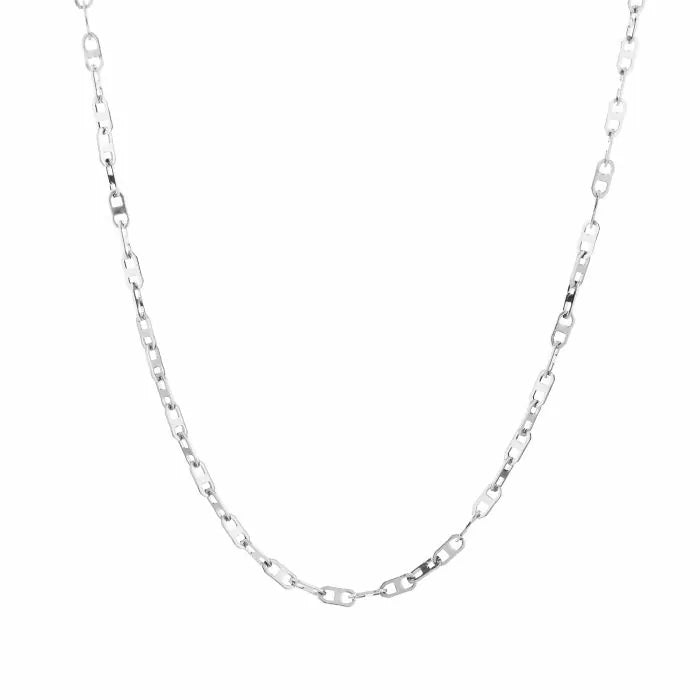 Ketting- dunne schakeltjes zilverkleurig
