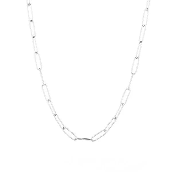 ketting- chain zilverkleurig