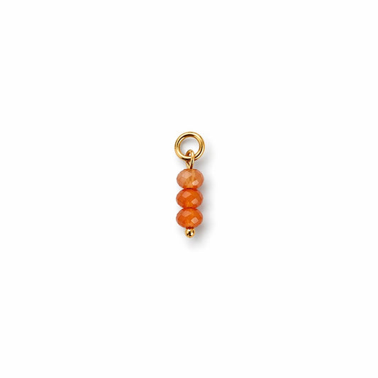 Bedel- oranje kraaltjes goudkleurig