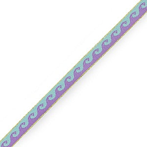 Armbandje- waves paars blauw