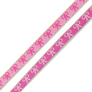 Armbandje- roze strikjes