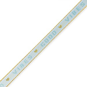 Armbandje- good vibes lichtblauw