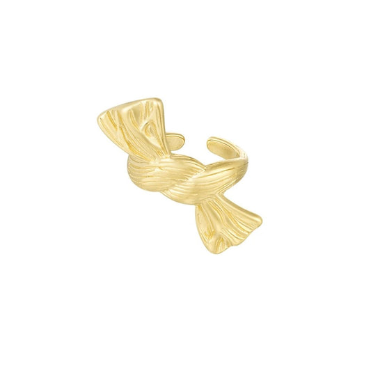 ring- knoop goudkleurig