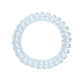 Elastiekje- wokkel glitter doorzichtig