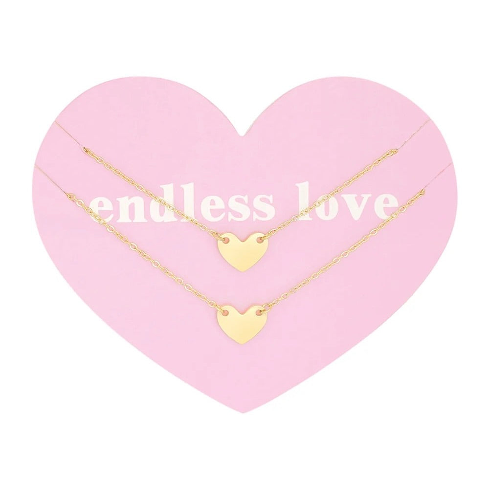 Armbandje- hartjes 2x goudkleurig