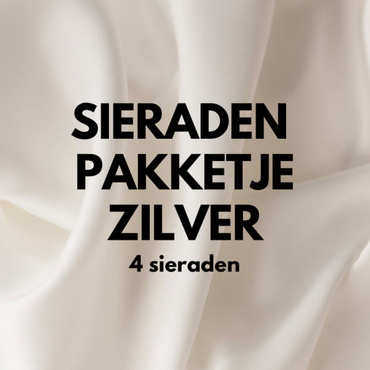 Sieraden pakketje- zilver