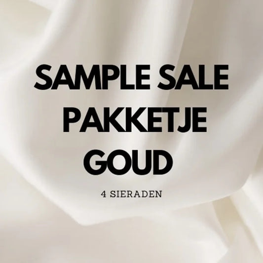 Sample sale pakketje- goud