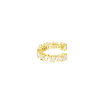 earcuff met steentjes goudkleurig 