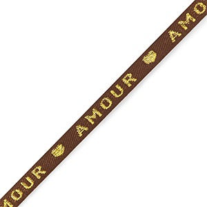 lint armbandje met amour er op
